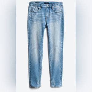 NWT Vigoss Medium Wash Marley Mid Rise Skinny Jeans Size 30